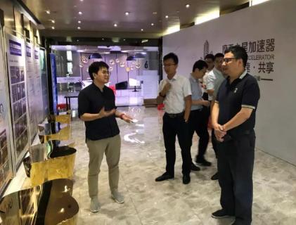 江西赣江新区一行领导到TOP1体育加速器考察调研